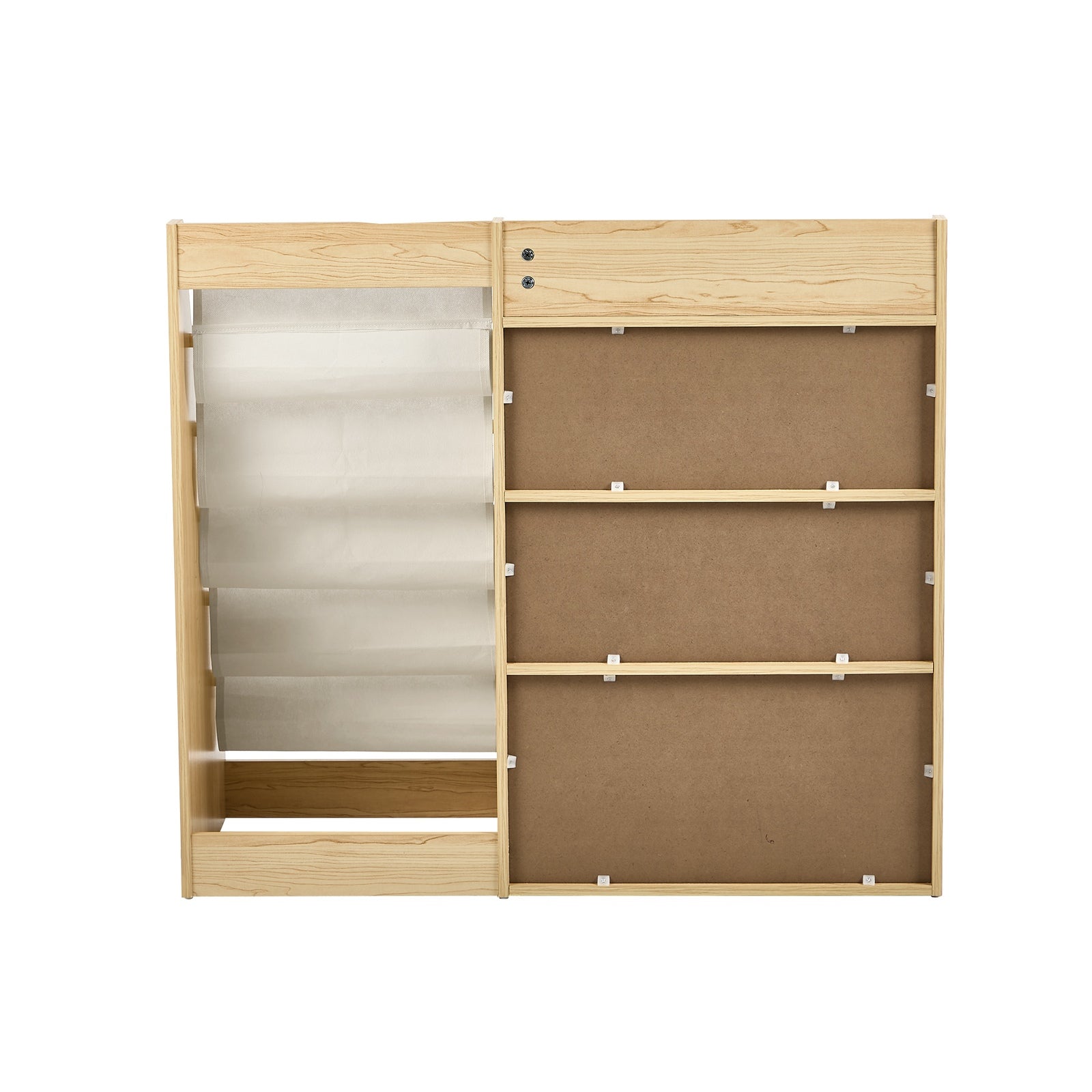 Oikiture Kids Bookshelf Bookcase Multi Tiers Display Shelf Rack DIY Organiser