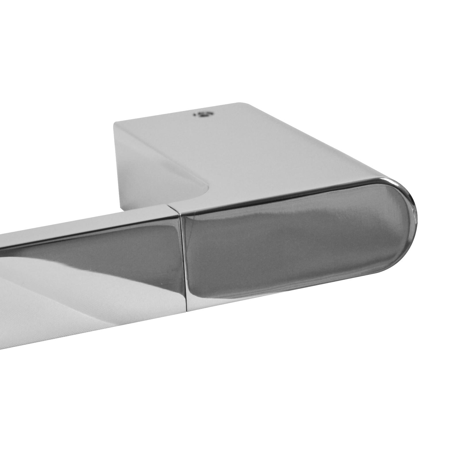 Single Towel Rail 70cm Rack Bar Holder Bathroom Accessories Chrome - Sunyee