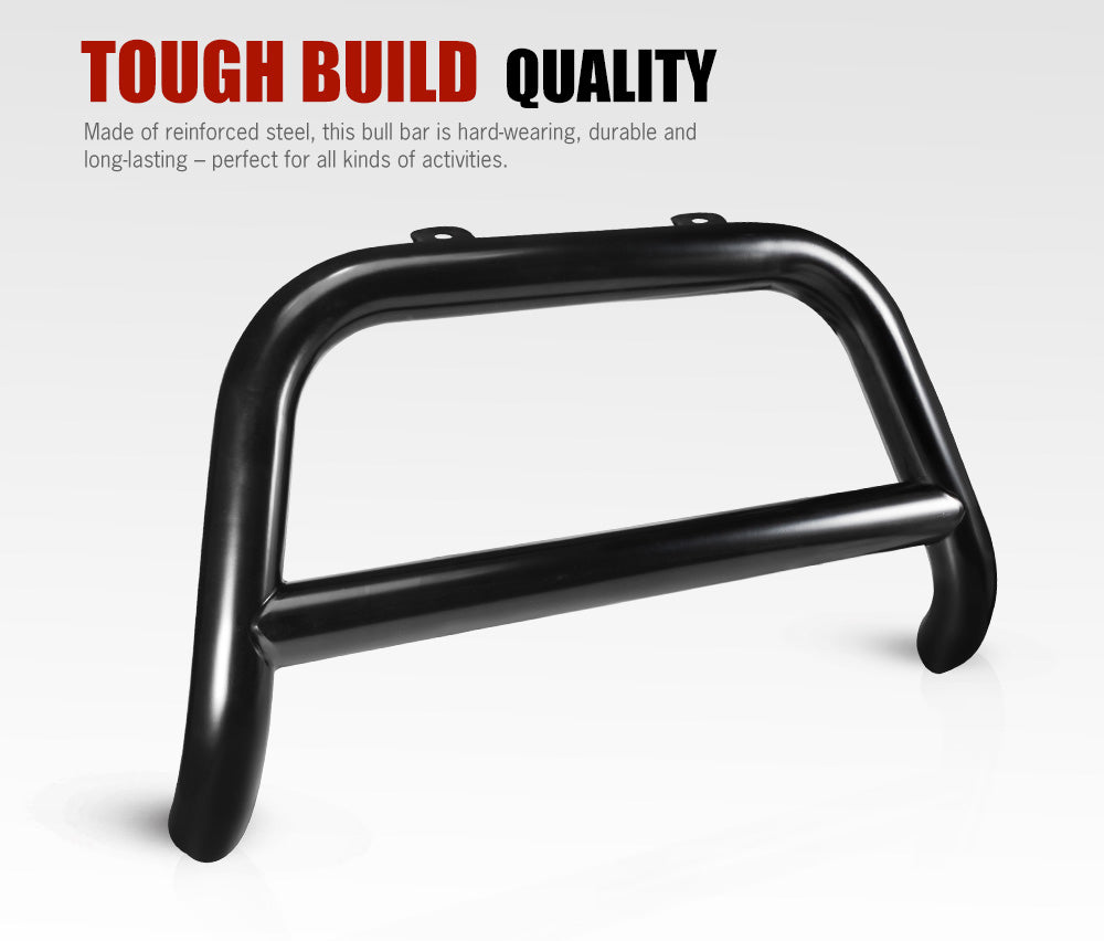 Matt Black Steel Nudge Bar Grille Bumper Guard For Nissan Navara NP300 2015-2020 - Sunyee