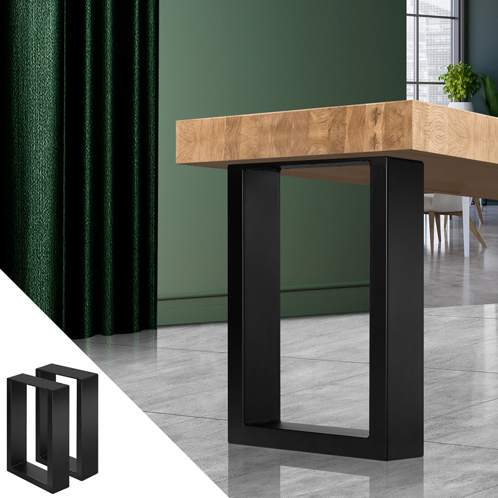 Oikiture 2X Coffee Dining Table Legs Bench Box DIY Steel Metal Industrial 40CM - Sunyee