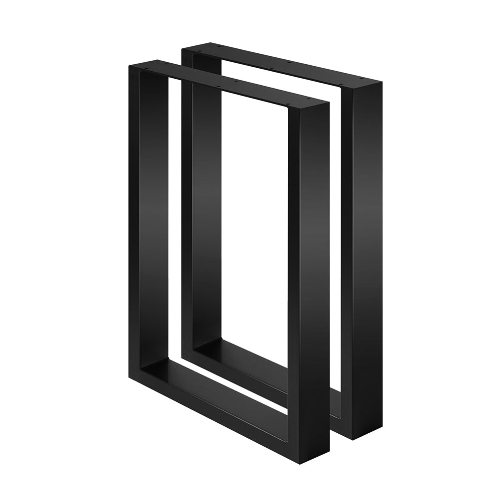 Oikiture 2X Coffee Dining Table Legs Bench Box Steel Metal Industrial 71 X 50CM - Sunyee