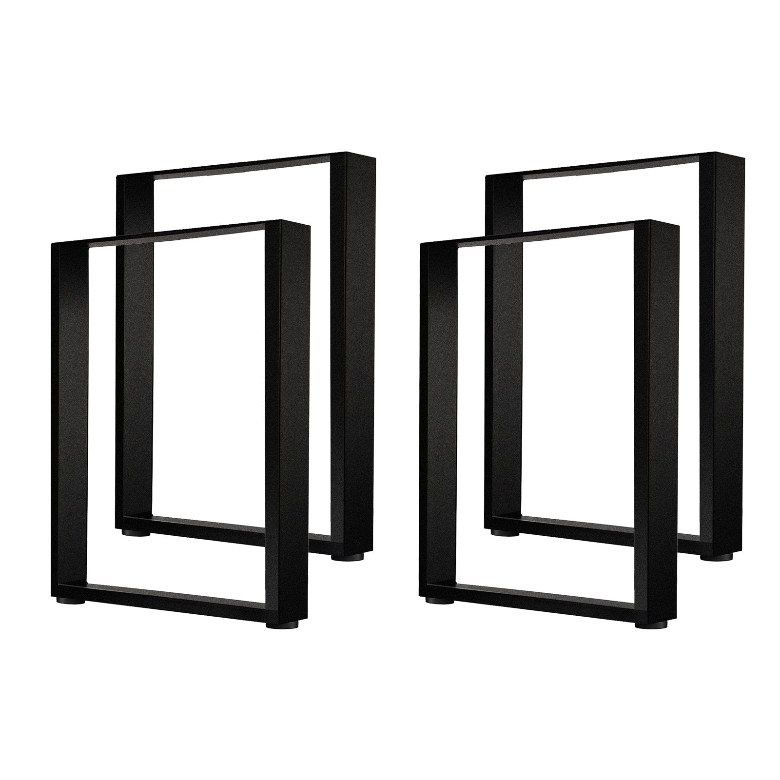 Oikiture 4X Coffee Dining Table Legs Bench Box Steel Metal Industrial 71 X 50CM - Sunyee