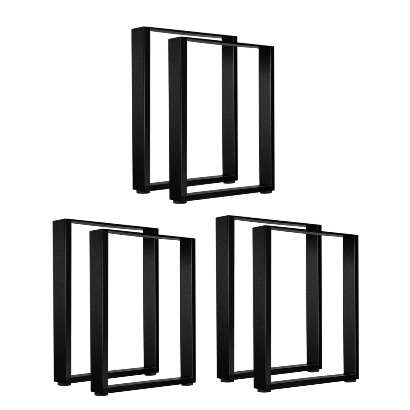 Oikiture 6X Coffee Dining Table Legs Bench Box Steel Metal Industrial 71 X 50CM - Sunyee