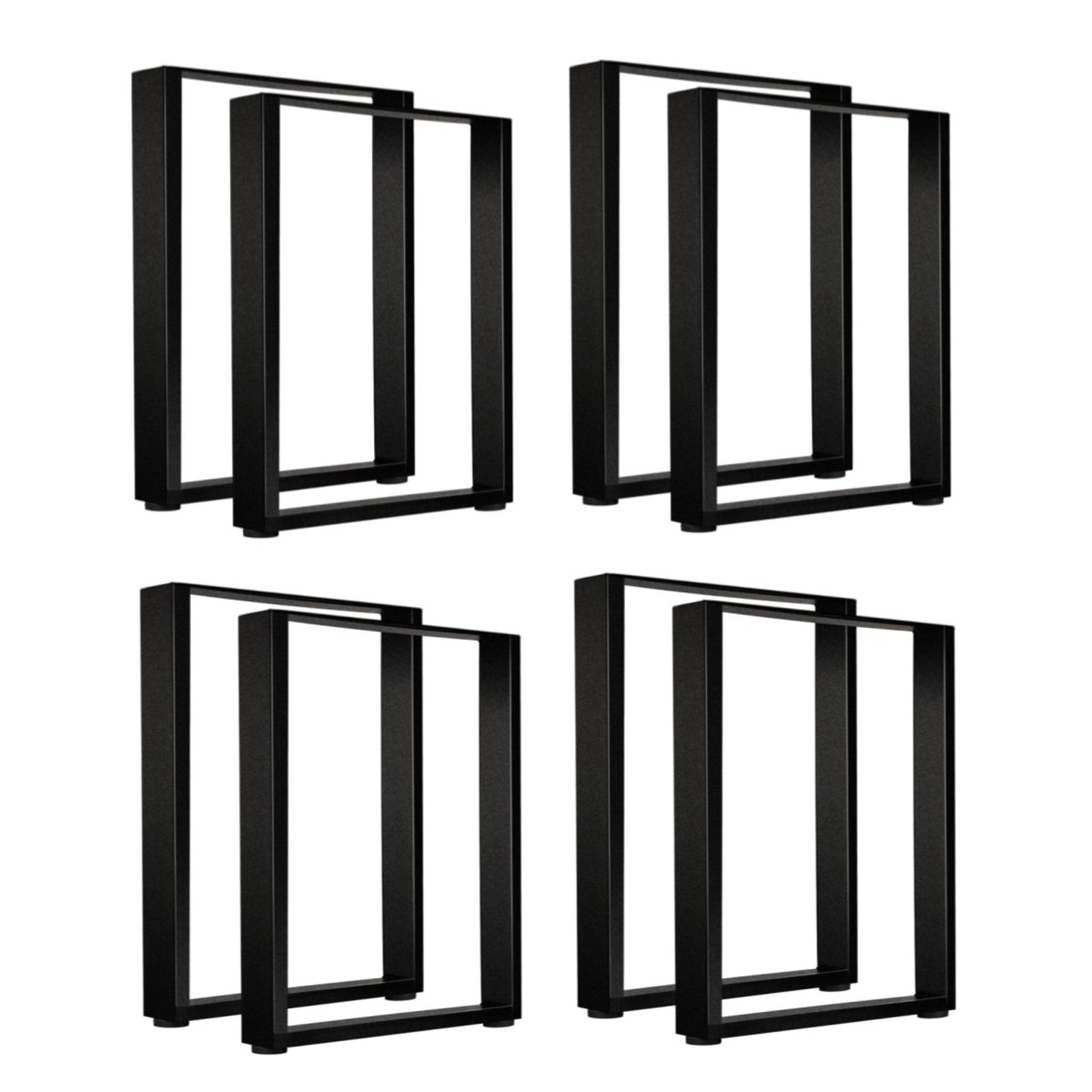 Oikiture 8X Coffee Dining Table Legs Bench Box Steel Metal Industrial 71 X 50CM - Sunyee