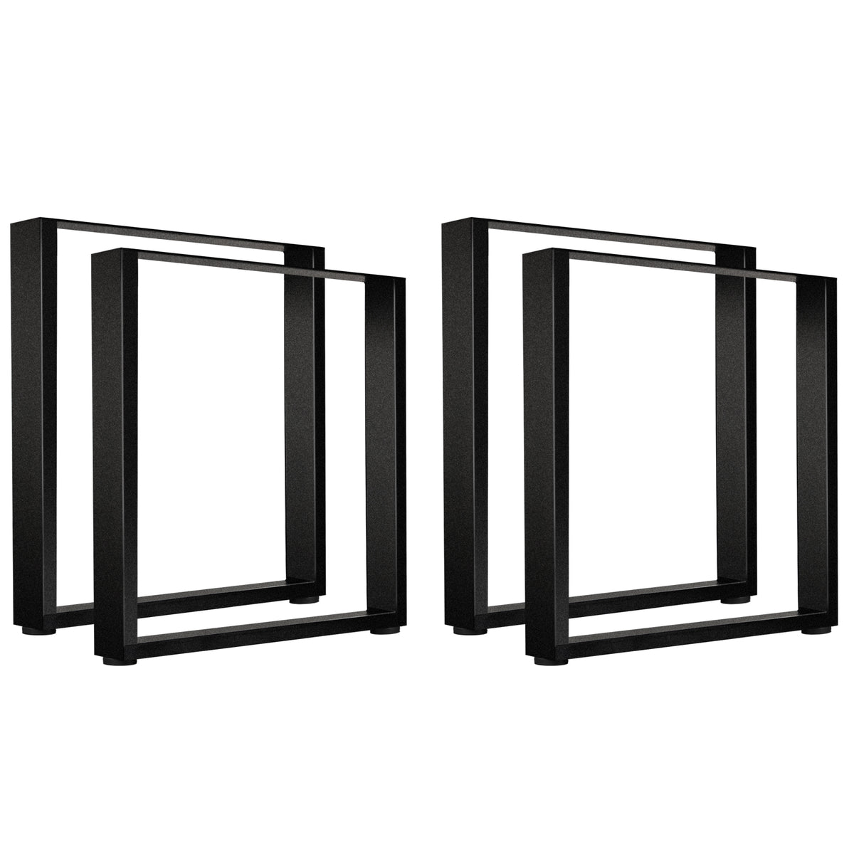 Oikiture 2X/4X Coffee Dining Table Legs Bench DIY Steel Metal Industrial Black