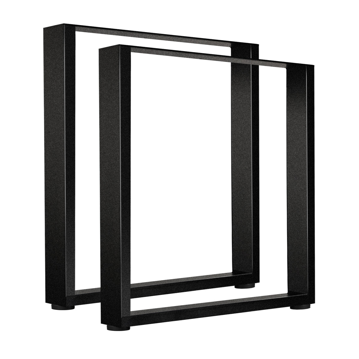 Oikiture 2X/4X Coffee Dining Table Legs Bench DIY Steel Metal Industrial Black