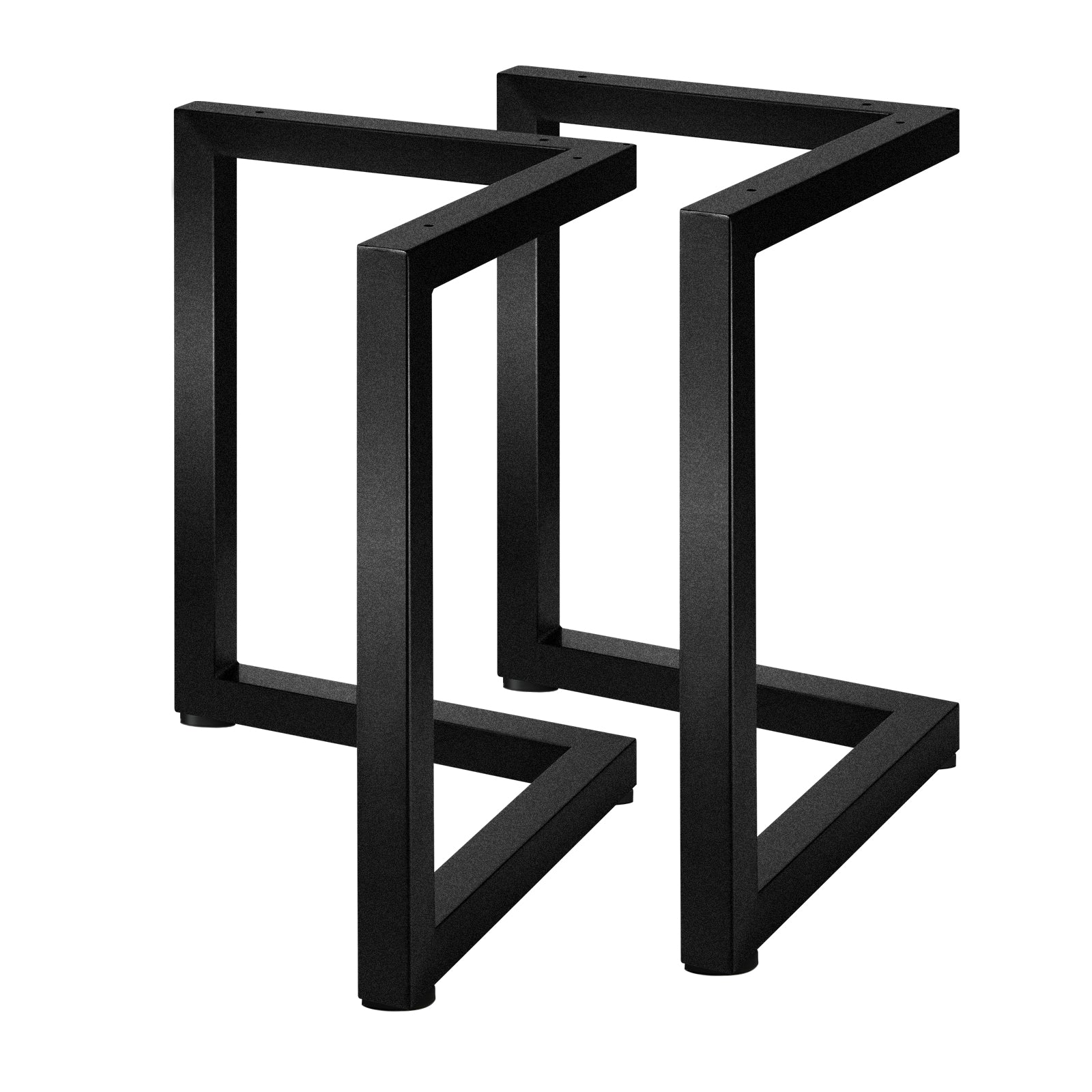 Oikiture 2X Coffee Dining Table Legs Bench Steel Metal Industrial 71 X 70CM - Sunyee