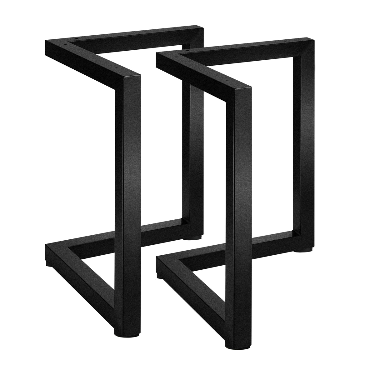 Oikiture 2X/4X Coffee Dining Table Legs Bench DIY Steel Metal Industrial Black