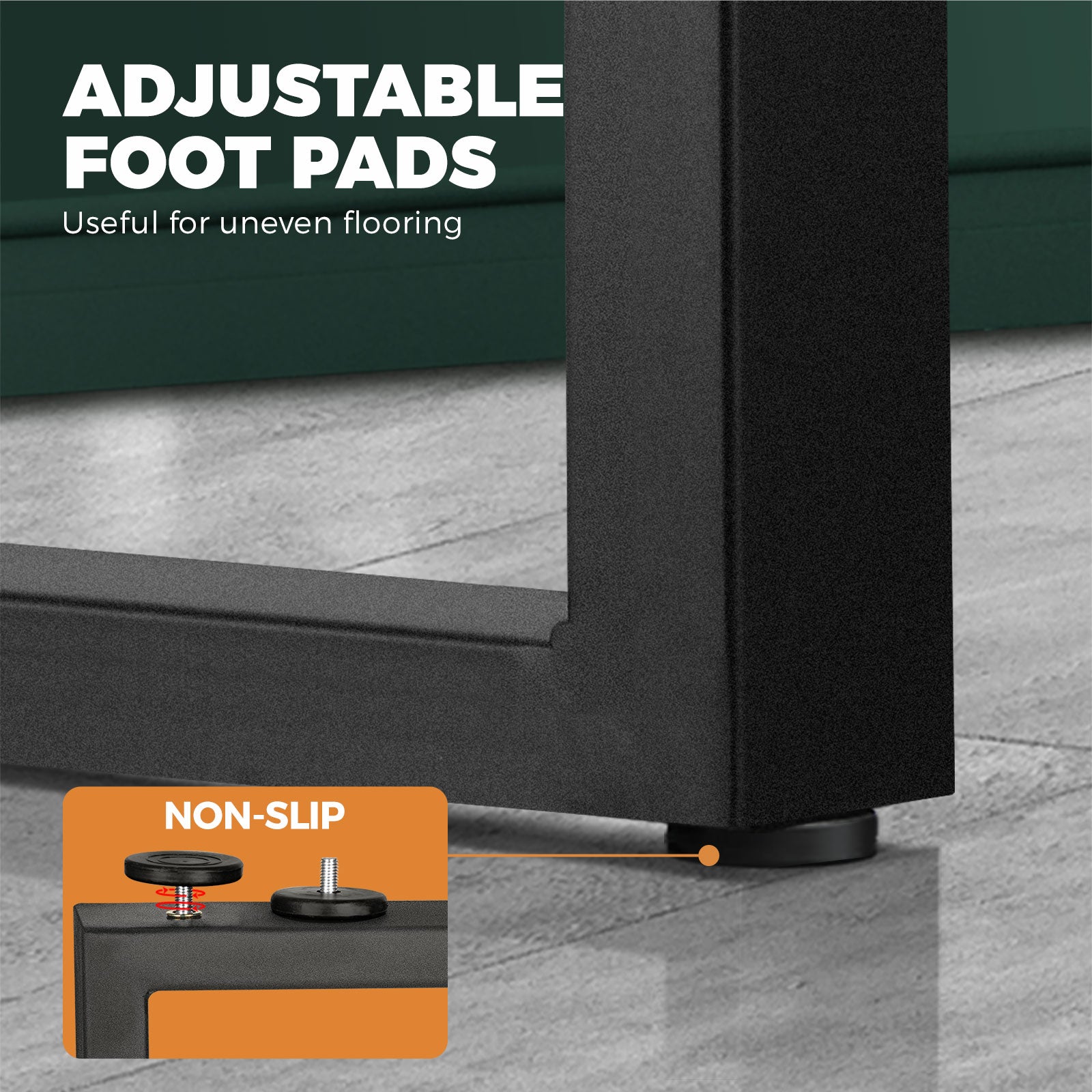 Oikiture 2X Coffee Dining Table Legs Bench Steel Metal Industrial 71 X 70CM - Sunyee