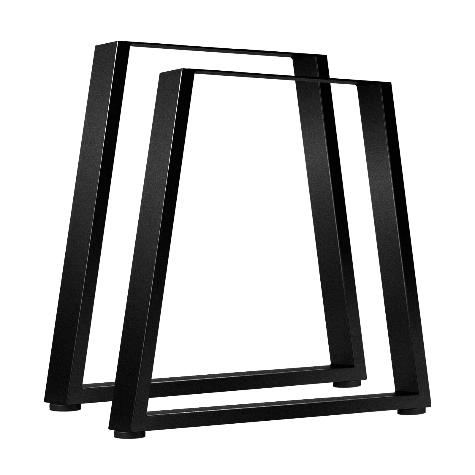 Oikiture 2x Coffee Dining Table Legs Industrial Vintage Bench Trapezoid Metal