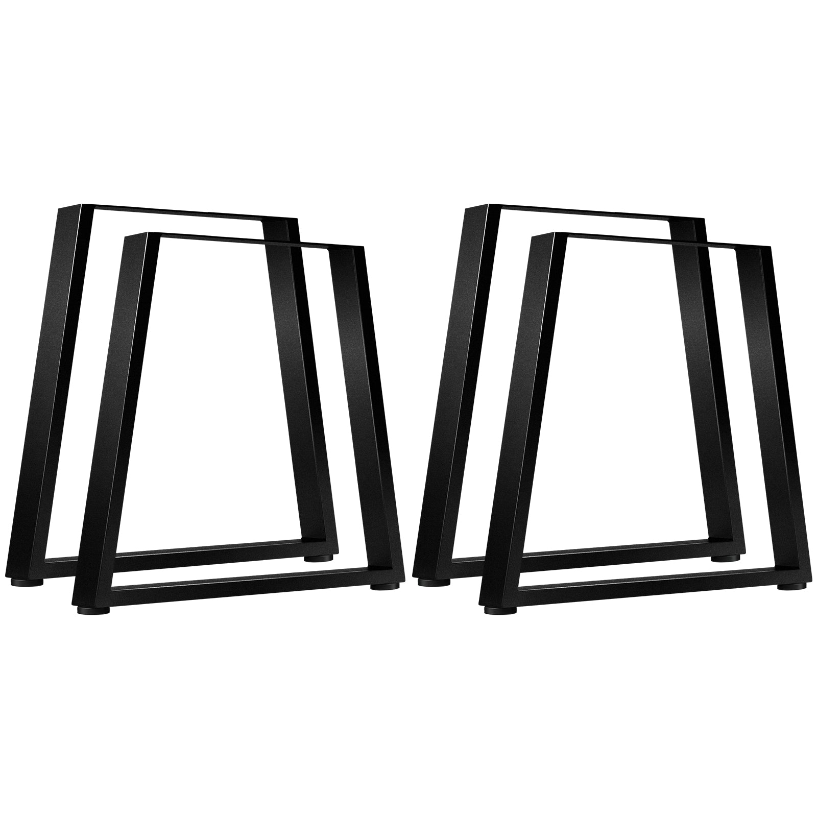 Oikiture 4x Coffee Dining Table Legs Industrial Vintage Bench Trapezoid Metal