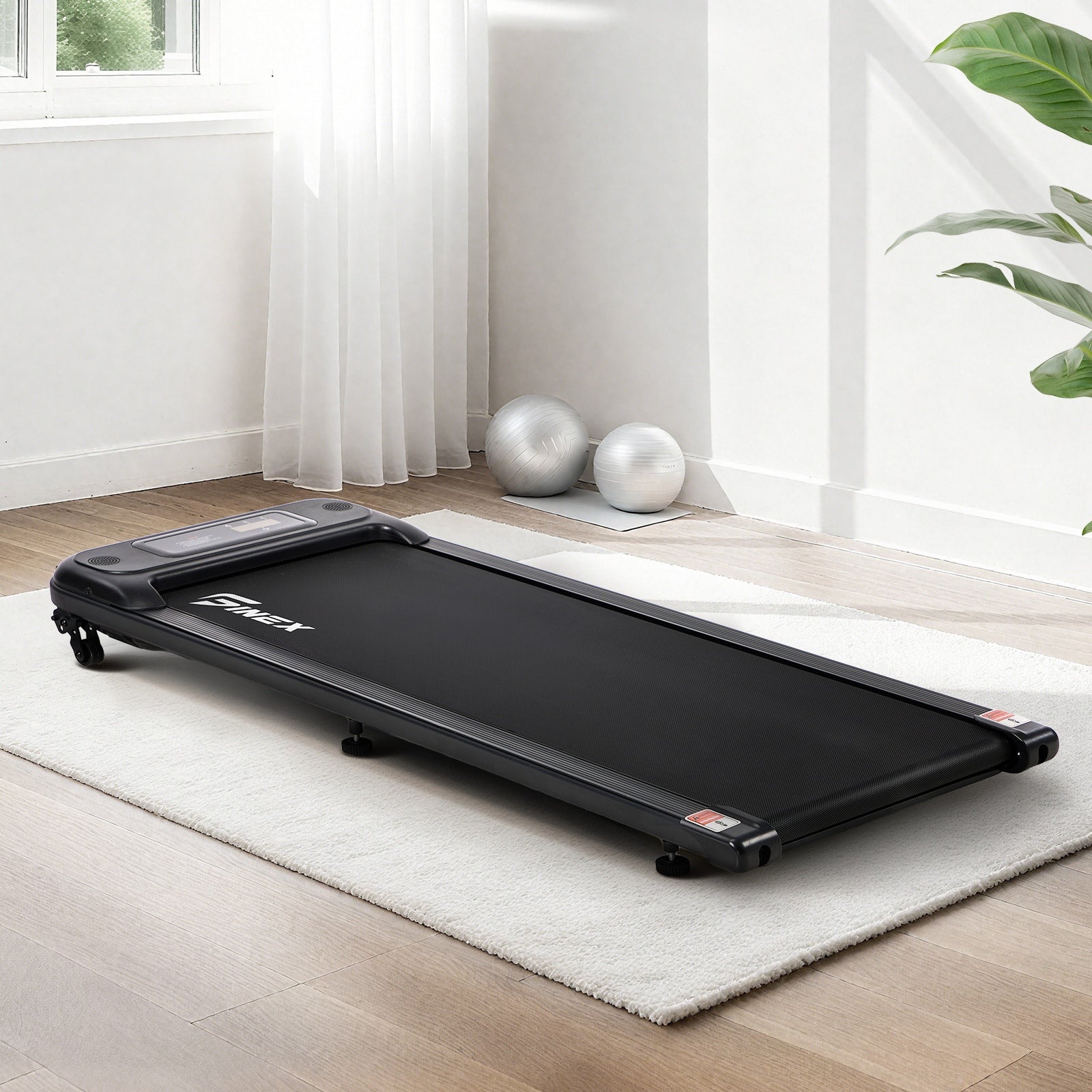 Finex Electric Walking Pad Under Desk Treadmill Home Office Gym Fitness Incline - Sunyee