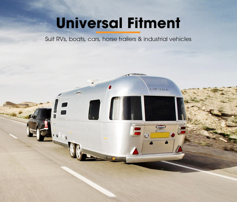 Adjustable Towbar Tow Bar Ball Mount 2" Hitch Towing Trailer 4WD Car 6000lbs - Sunyee