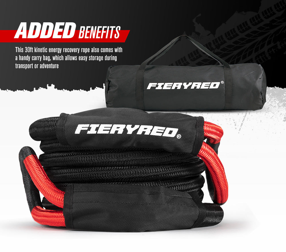 22mm x 9m 18700LBS Kinetic Rope - Sunyee