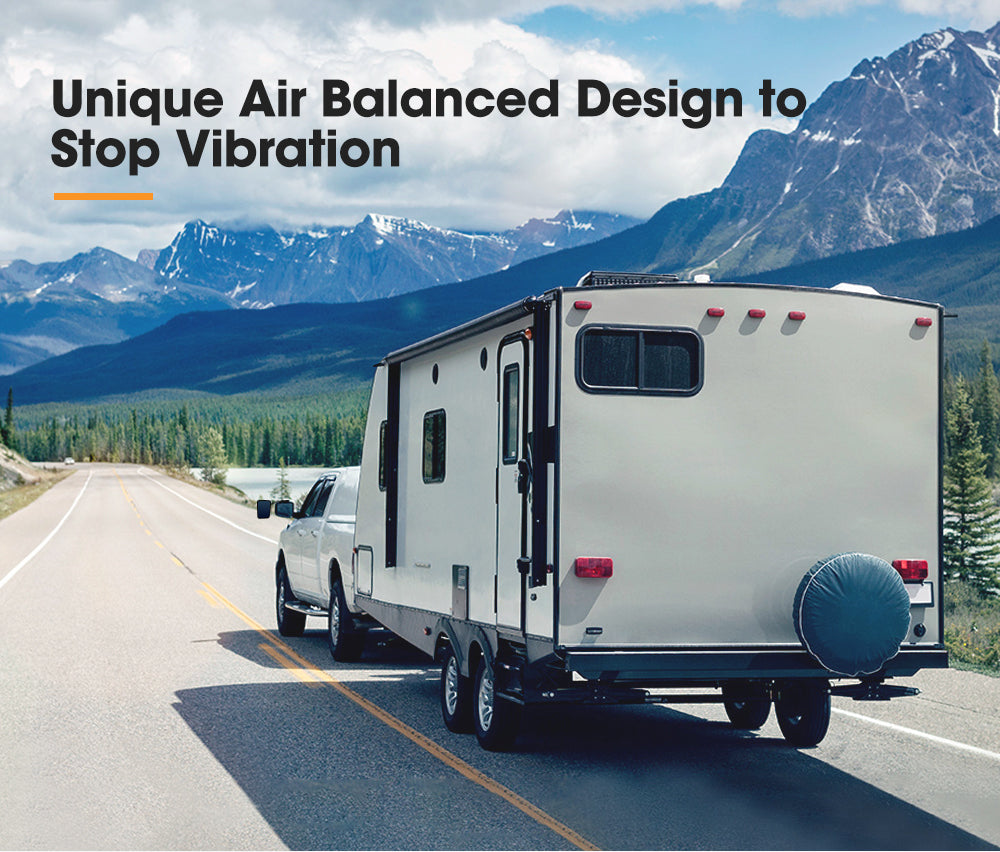 2x Towing Mirrors Pair Clip on Multi Fit Clamp On Towing Caravan 4X4 Trailer - Sunyee