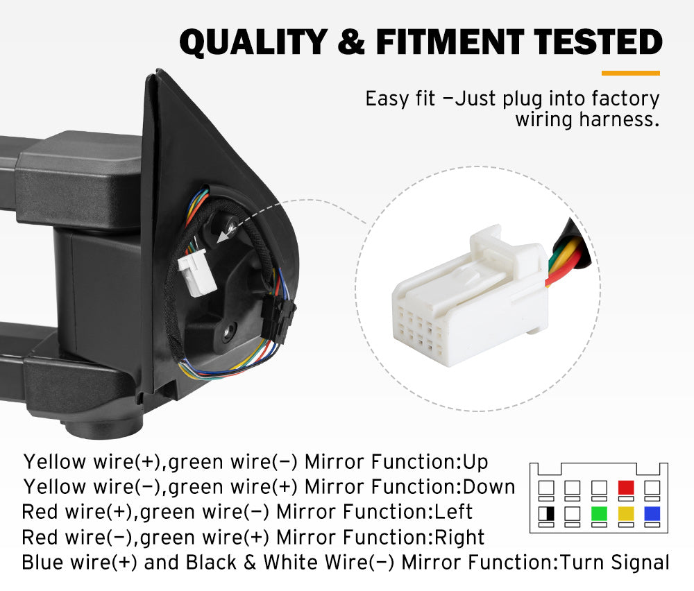 San Hima Extendable Towing Mirrors Gen2 for Toyota Hilux 2015-On N80 - Sunyee