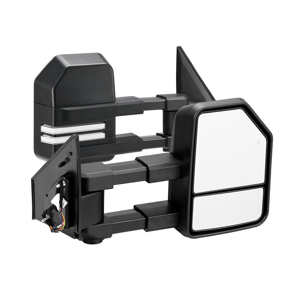 San Hima Extendable Towing Mirrors Gen2 for Toyota Landcruiser 200 Series 2007-2021 - Sunyee