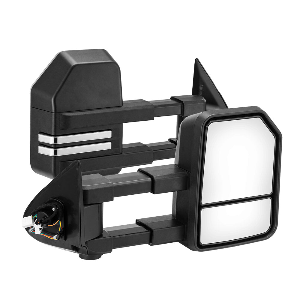 San Hima Extendable Towing Mirrors Gen2 for Mitsubishi Triton MQ/MR 2015-On - Sunyee