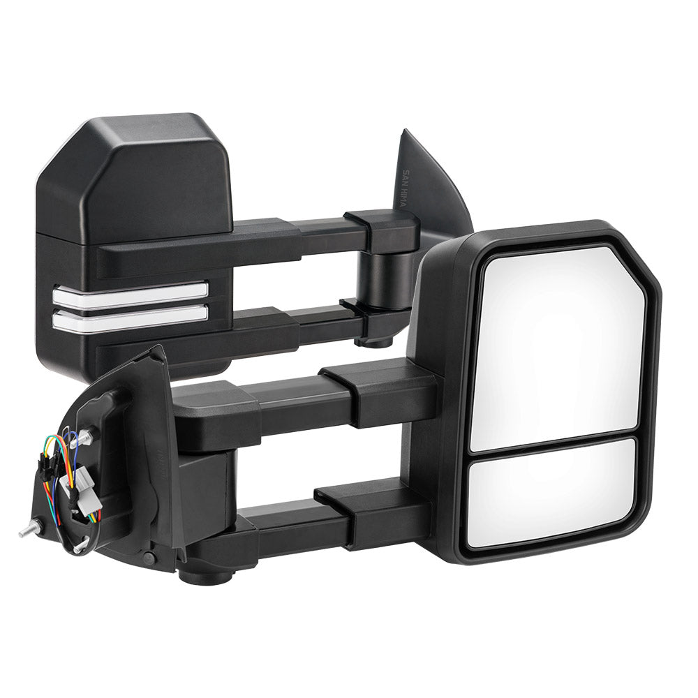 San Hima Towing Mirrors Gen2 for FORD RANGER Wildtrak MK PX PX2 PX3 XL XLT XLS 2012-MY2022 - Sunyee