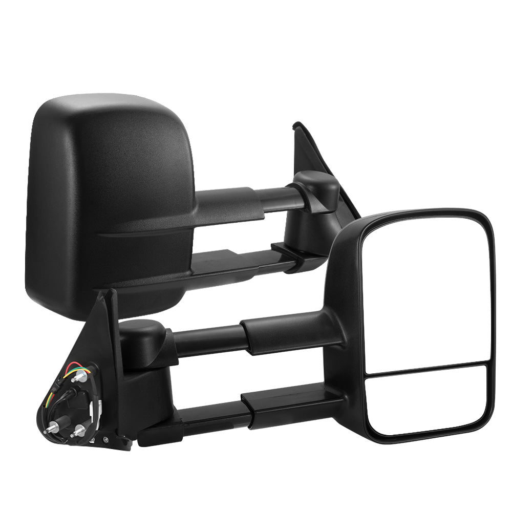 Extendable Towing Mirrors Gen1 fit Nissan Patrol GU Y61 Cab Chassis 1997- 2016 - Sunyee