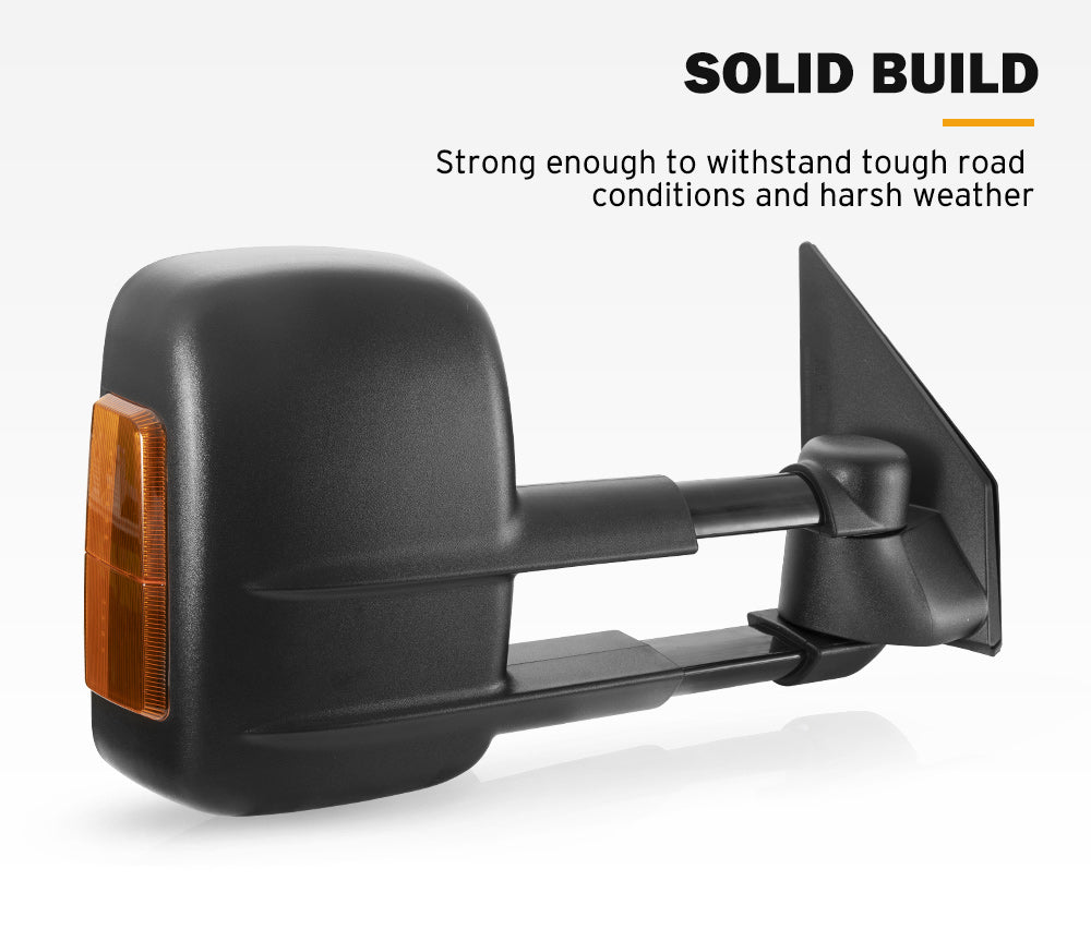 Pair Towing Mirrors Gen1 for Toyota Landcruiser 200 Series 2007-2021 with Indicator - Sunyee