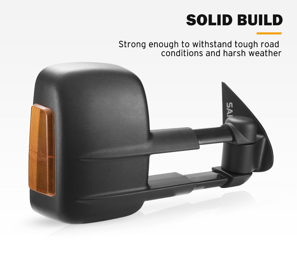 Pair Extendable Towing Gen1 Side Mirrors suits Toyota Hilux 2005-2015 N70 - Sunyee