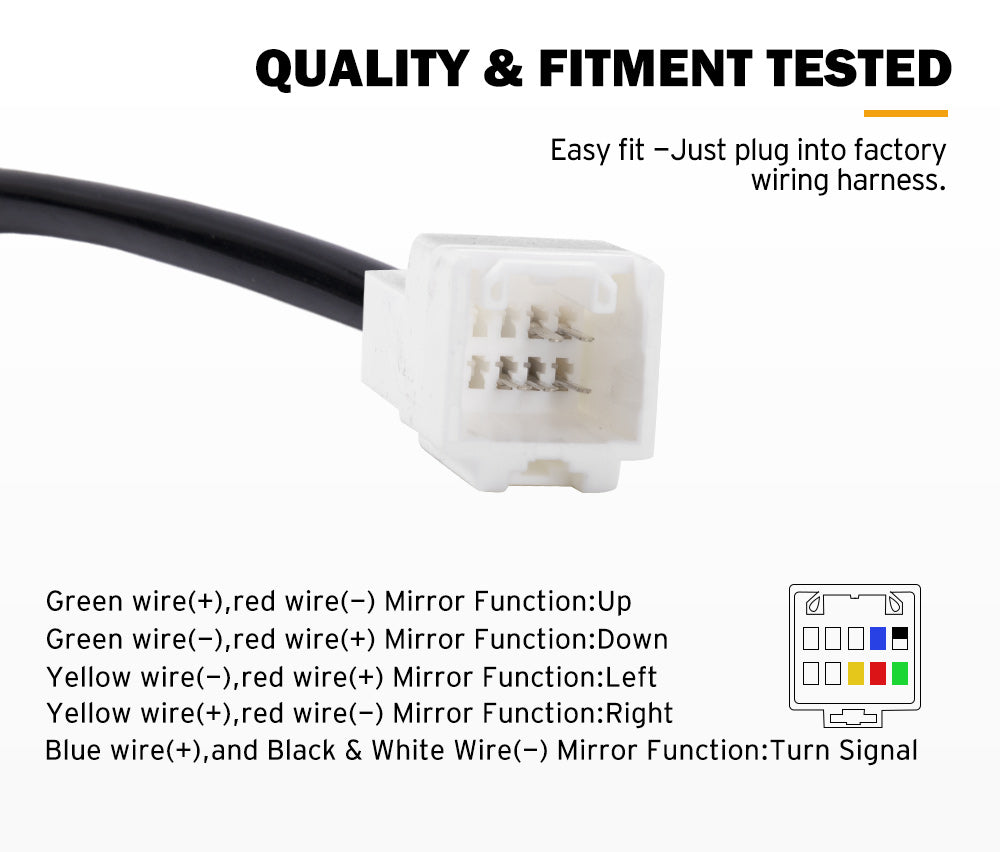 Pair Towing Extendable Side Mirrors Gen1 for Isuzu MU-X MY2013-MY2019 - Sunyee