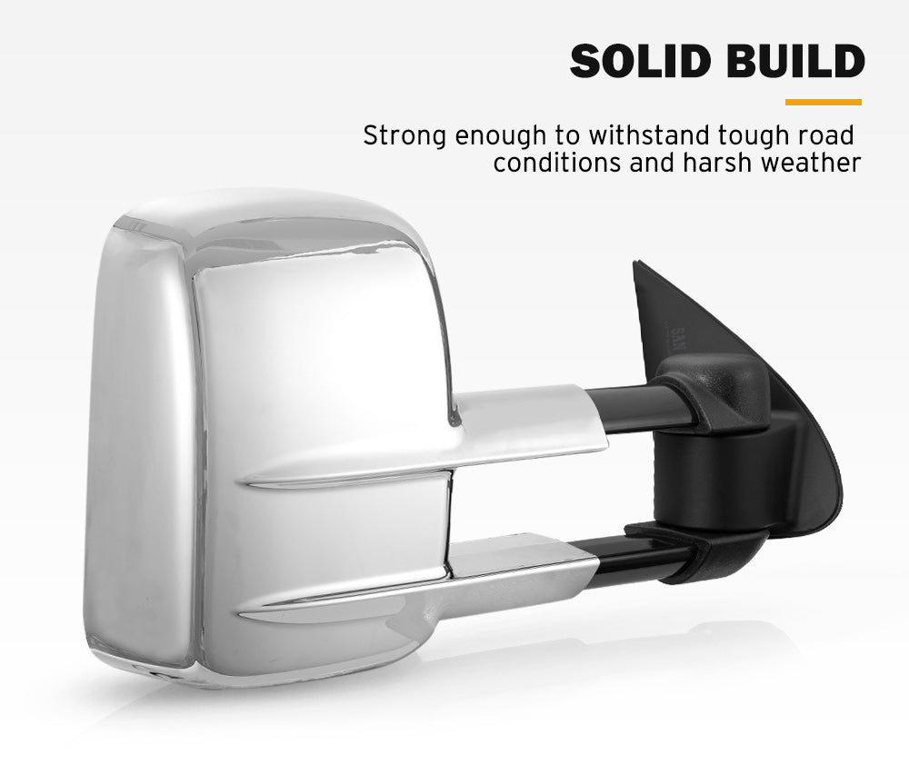 San Hima Extendable Towing Mirrors Gen1 for Mitsubishi Triton MQ/MR 2015 - ON - Sunyee