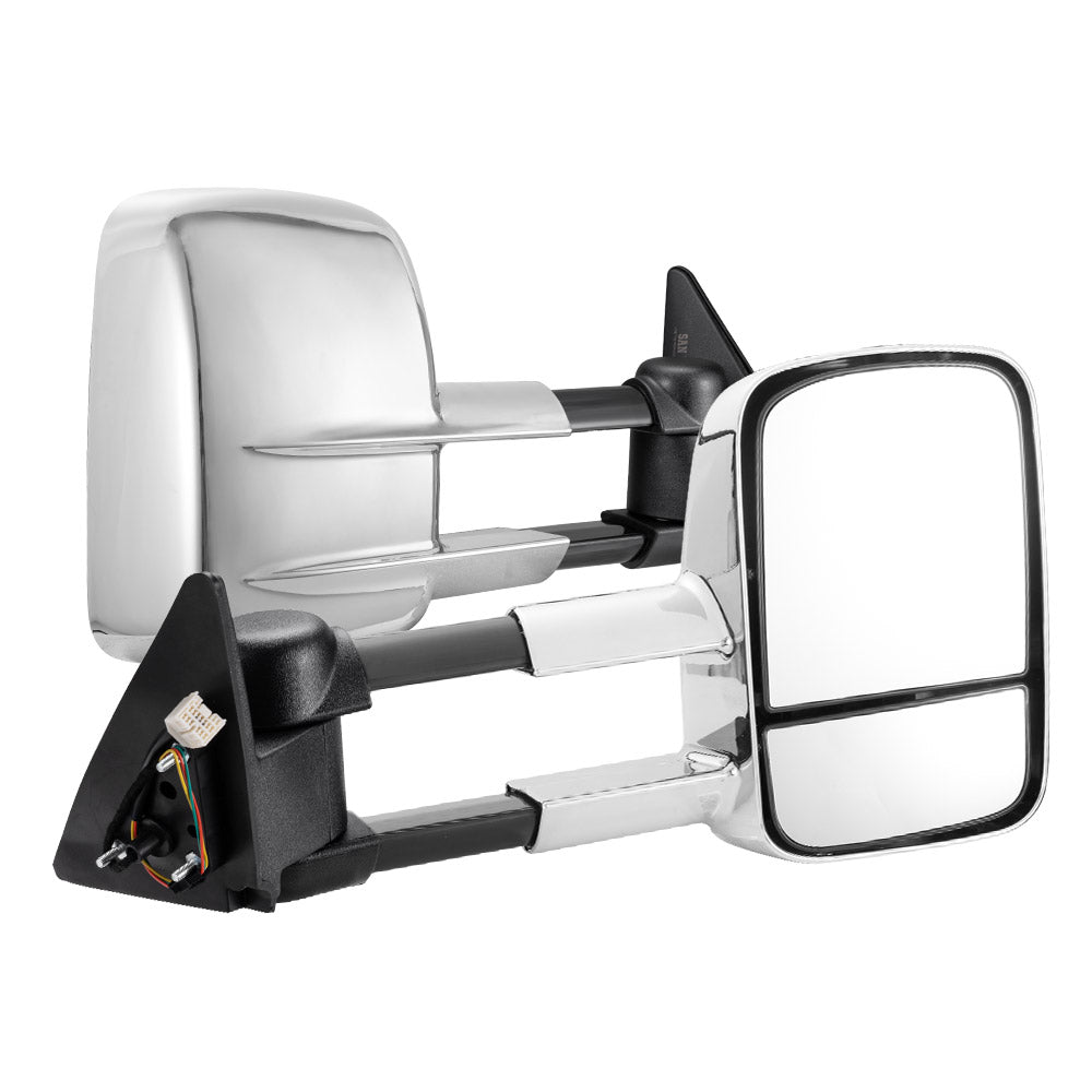 San Hima Extendable Towing Mirrors Gen1 For Toyota Landcruiser 100 Series 1998-2007 - Sunyee