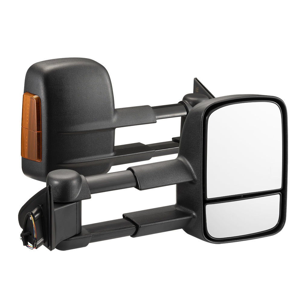 San Hima Extendable Towing Mirrors Gen1 For Jeep Grand Cherokee 2010-Current - Sunyee