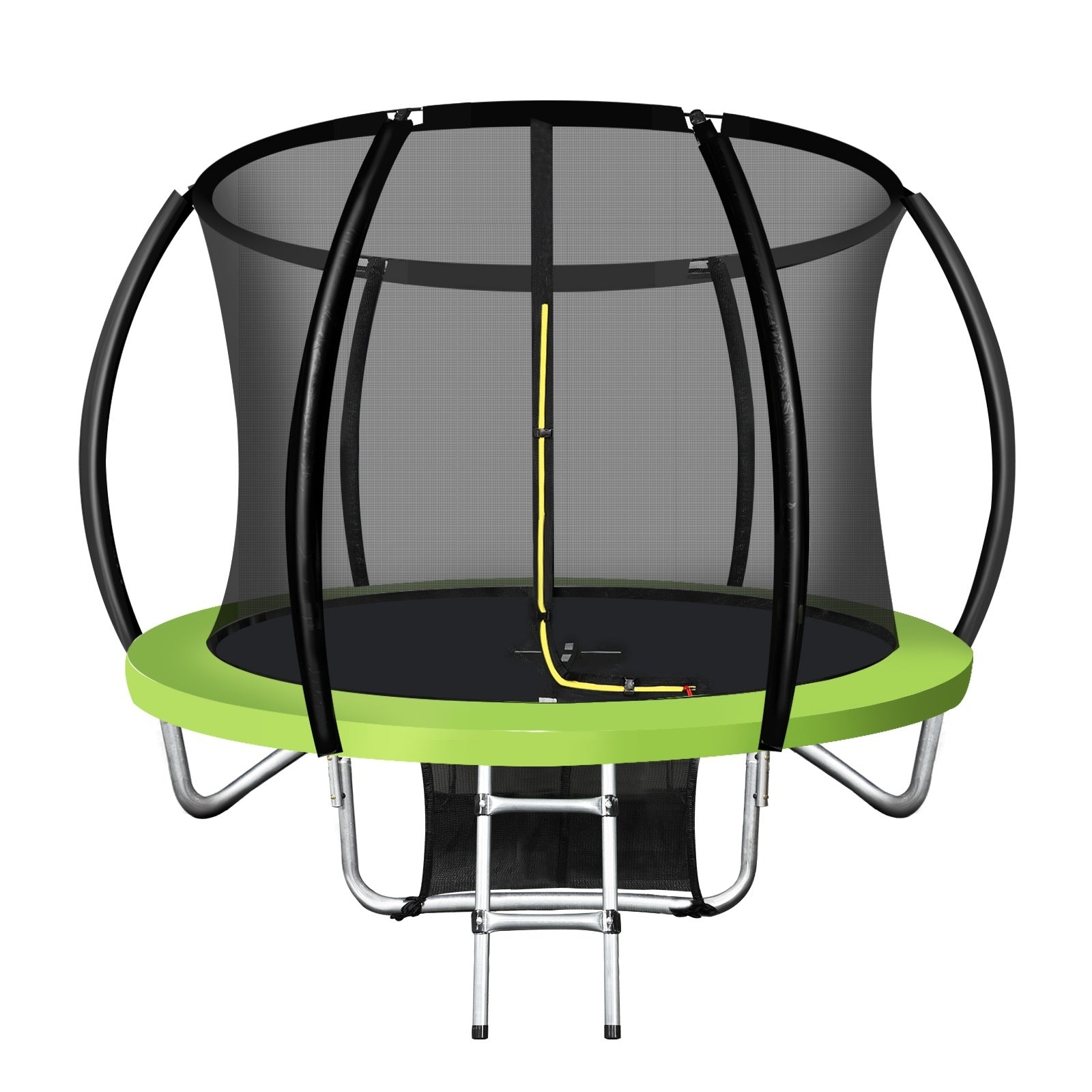 Mazam 8FT Trampoline Round Trampolines Kids Enclosure Safety Net Outdoor Indoor - Sunyee