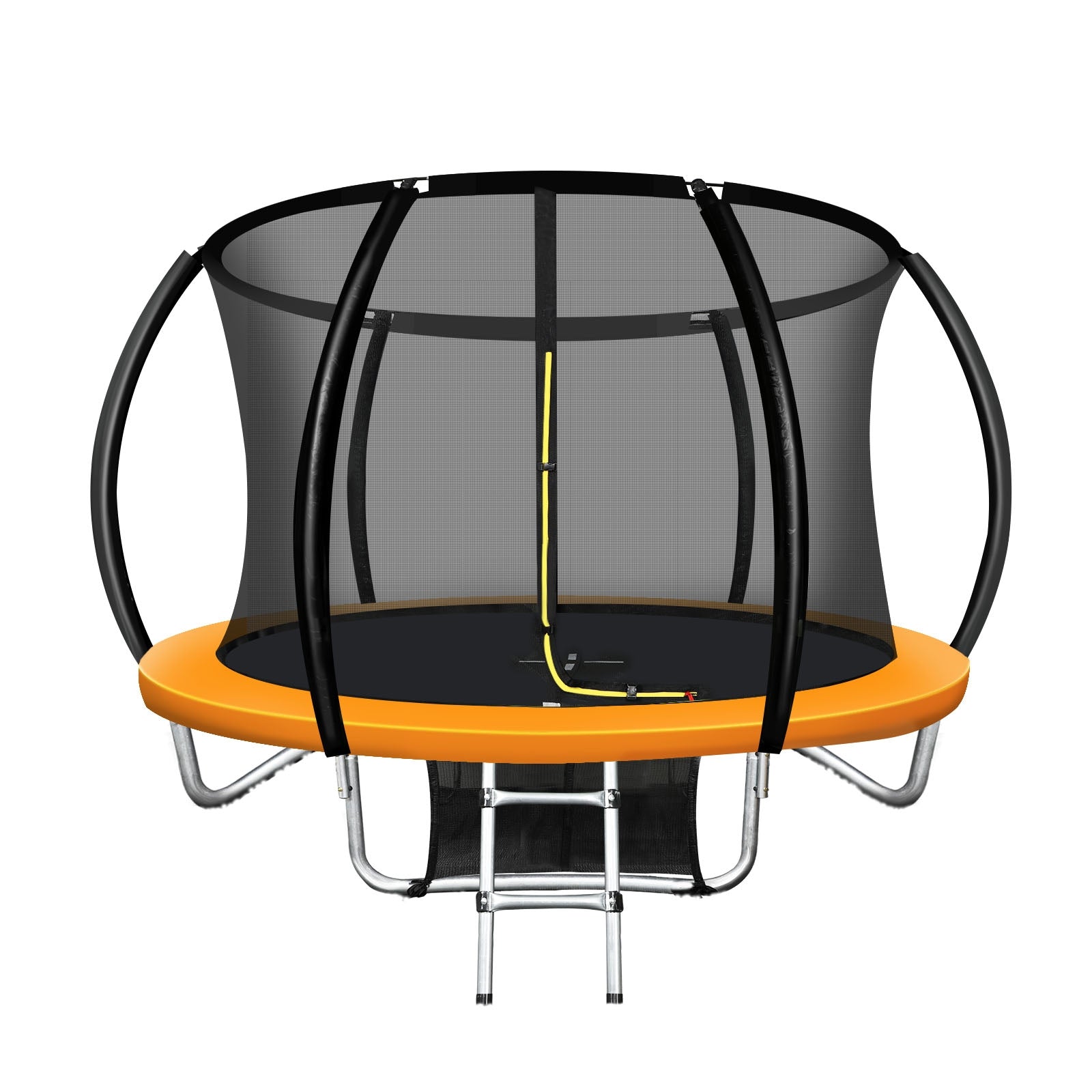 Mazam 8FT Trampoline Spring Round Trampolines Safety Net Pad Kids Gift Outdoor - Sunyee