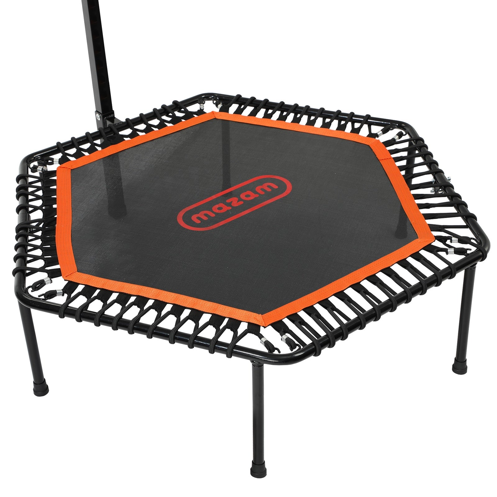 Mazam Trampoline Rebounder Jumping Exercise Fitness Adjustable Handrail 50 Inch - Sunyee