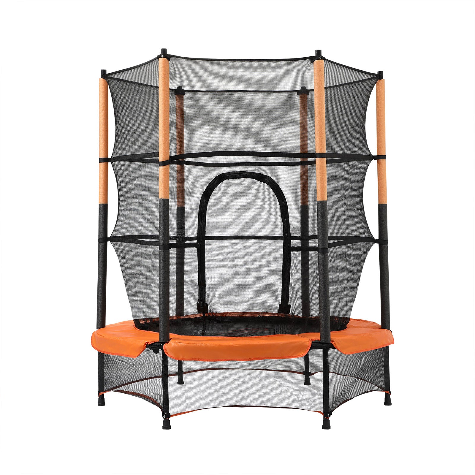 Mazam 55 Inch Trampoline Kids Trampolines Encosure Safety Net Round - Sunyee