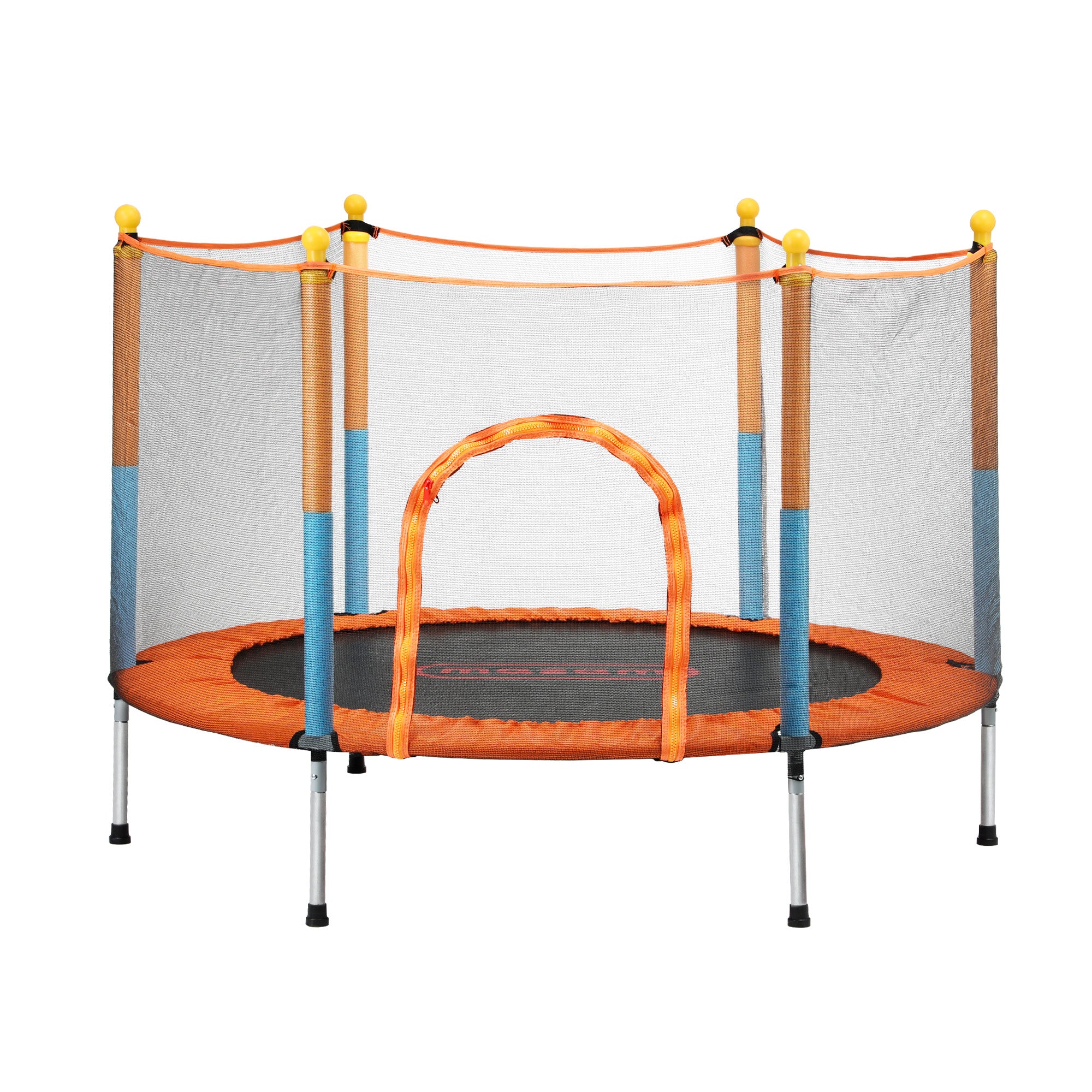 Mazam 60 Inch Trampoline Kids Jumping Trampolines Enclosure Safety Net Pad - Sunyee