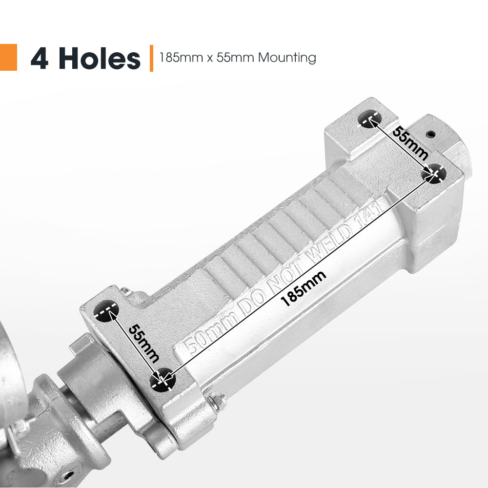 50mm Ball Mechanical Override Brake Trailer Coupling Kit 2000Kg Caravan Boat - Sunyee