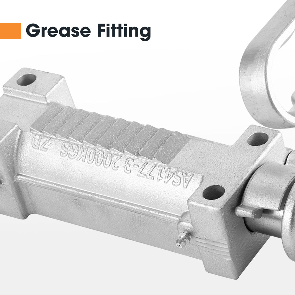 50mm Ball Mechanical Override Brake Trailer Coupling Kit 2000Kg Caravan Boat - Sunyee