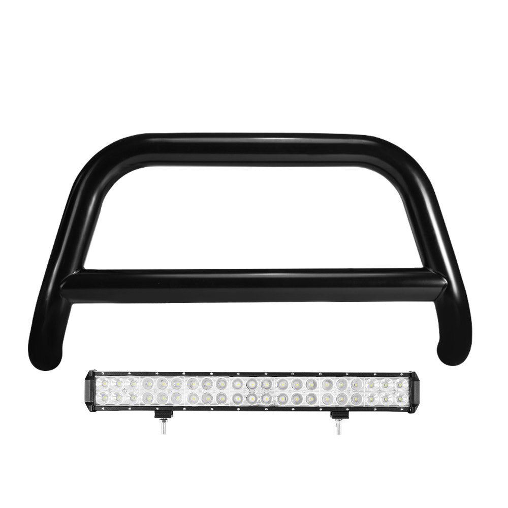 Nudge Bar Grille Guard for Mitsubishi Triton MQ OEM 2015-2020+20" LED Light Bar - Sunyee
