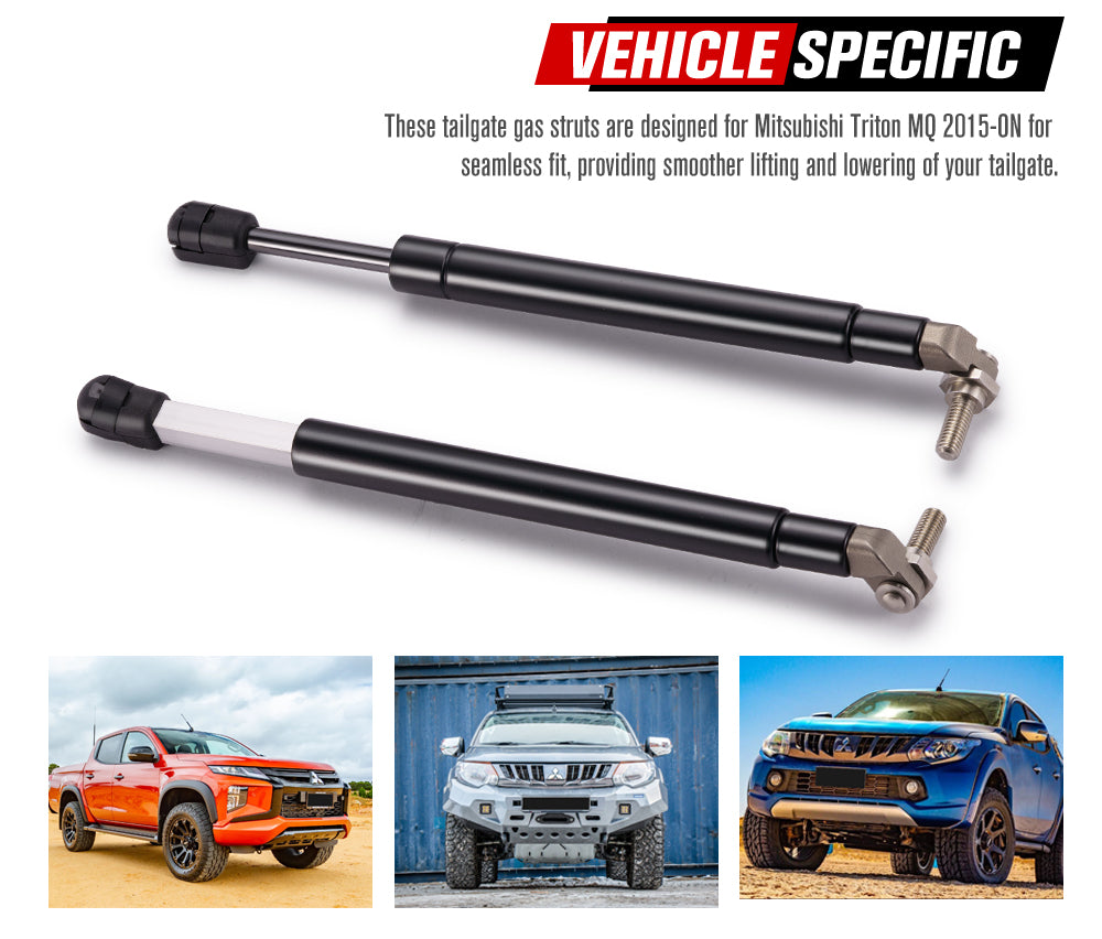 Easy Up & Slow Down Tailgate Strut Kit for Mitsubishi Triton MQ 2015-ON Tailgate Assistant - Sunyee