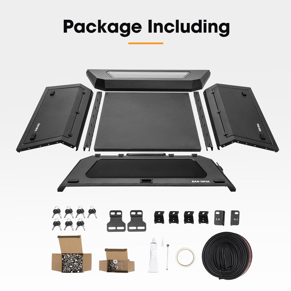 San Hima UTE Tub Canopy For Nissan Navara NP300 2015–2020 Dual Cab - Sunyee