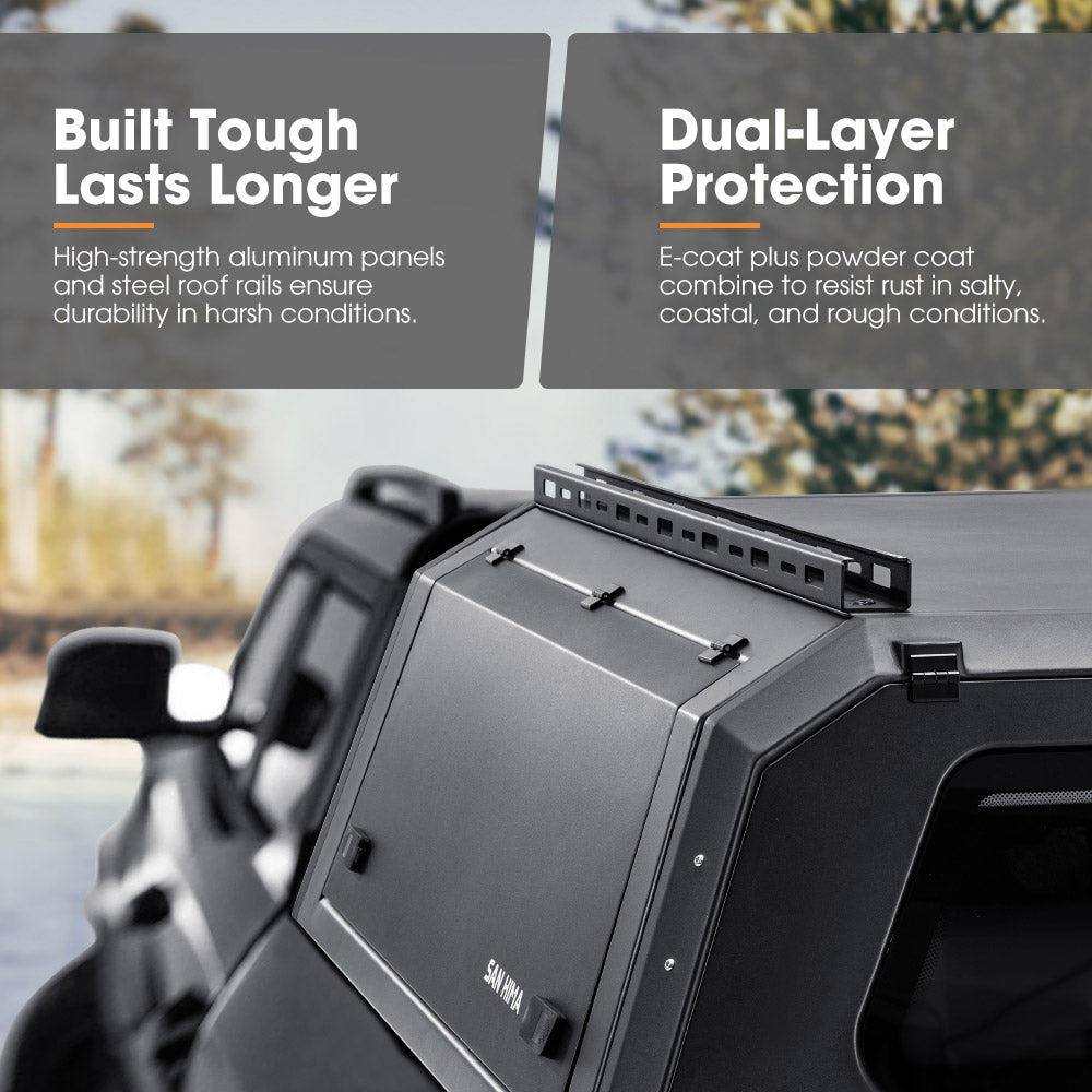 San Hima UTE Tub Canopy For Mitsubishi Triton MQ MR 05/2015-2023 Dual Cab - Sunyee