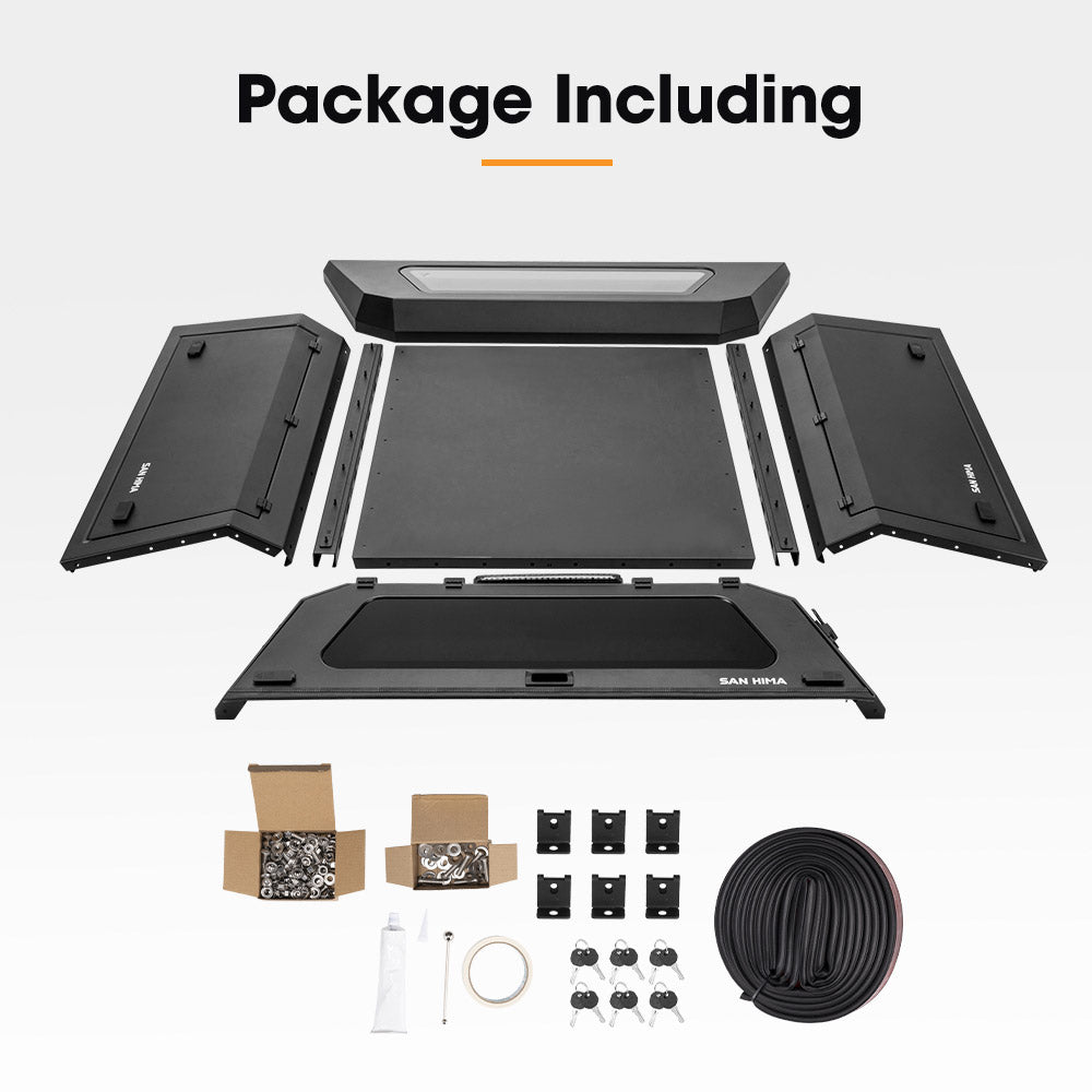 San Hima UTE Tub Canopy For Mitsubishi Triton MQ MR 05/2015-2023 Dual Cab - Sunyee