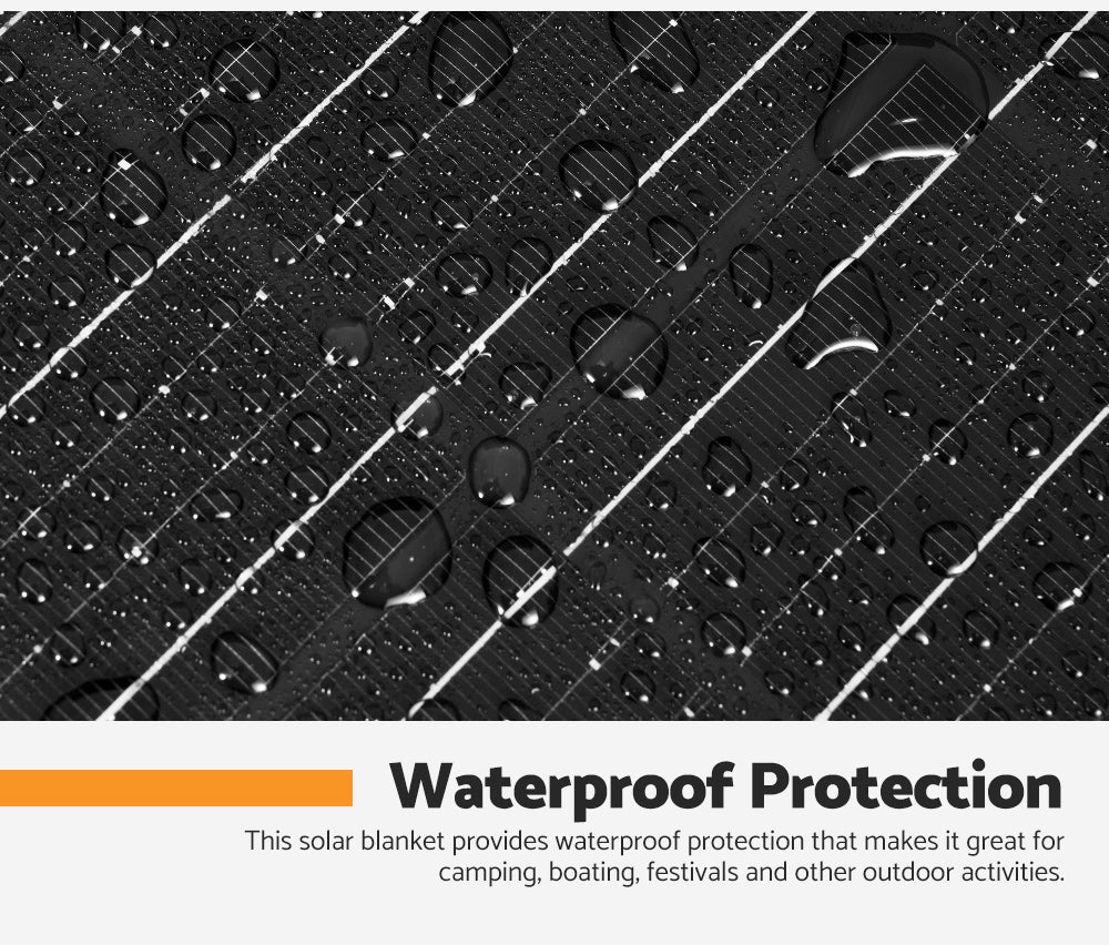 MOBI 300W Solar Blanket Mono Portable Folding Solar Panel Kit 12V Battery Charge - Sunyee