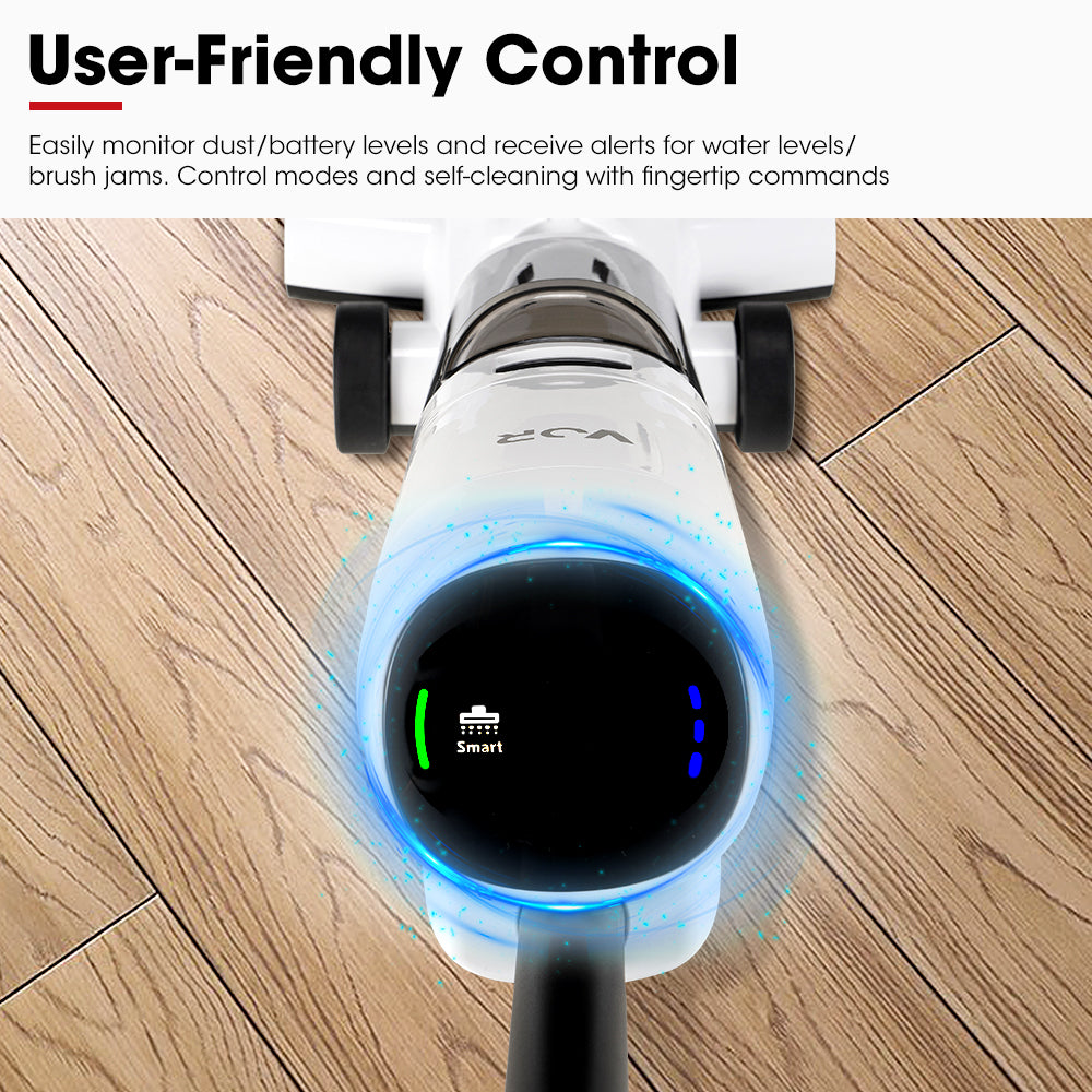 VOR Handheld Wet Dry Vacuum Cleaner HEPA Filter Mop Brushless Vac 15000PA - Sunyee