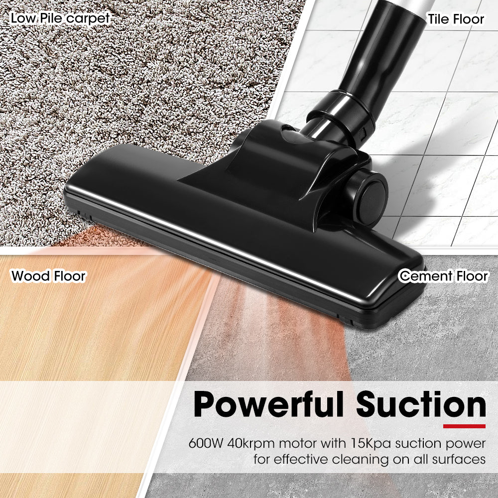 VOR Handheld Vacuum Cleaner Stick Handstick Vac Bagless Corded 600W 15Kpa - Sunyee