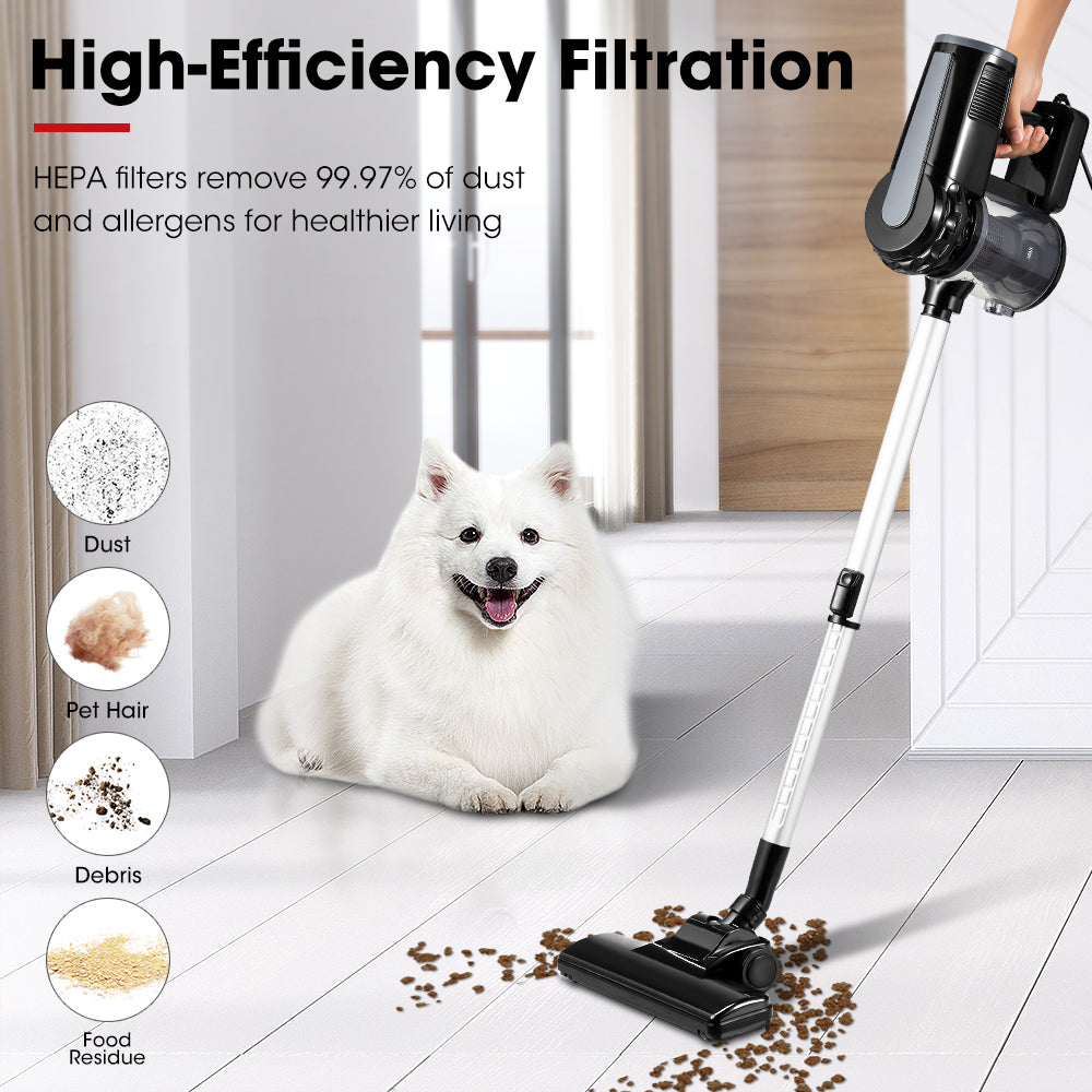 VOR Handheld Vacuum Cleaner Stick Handstick Vac Bagless Corded 600W 15Kpa - Sunyee