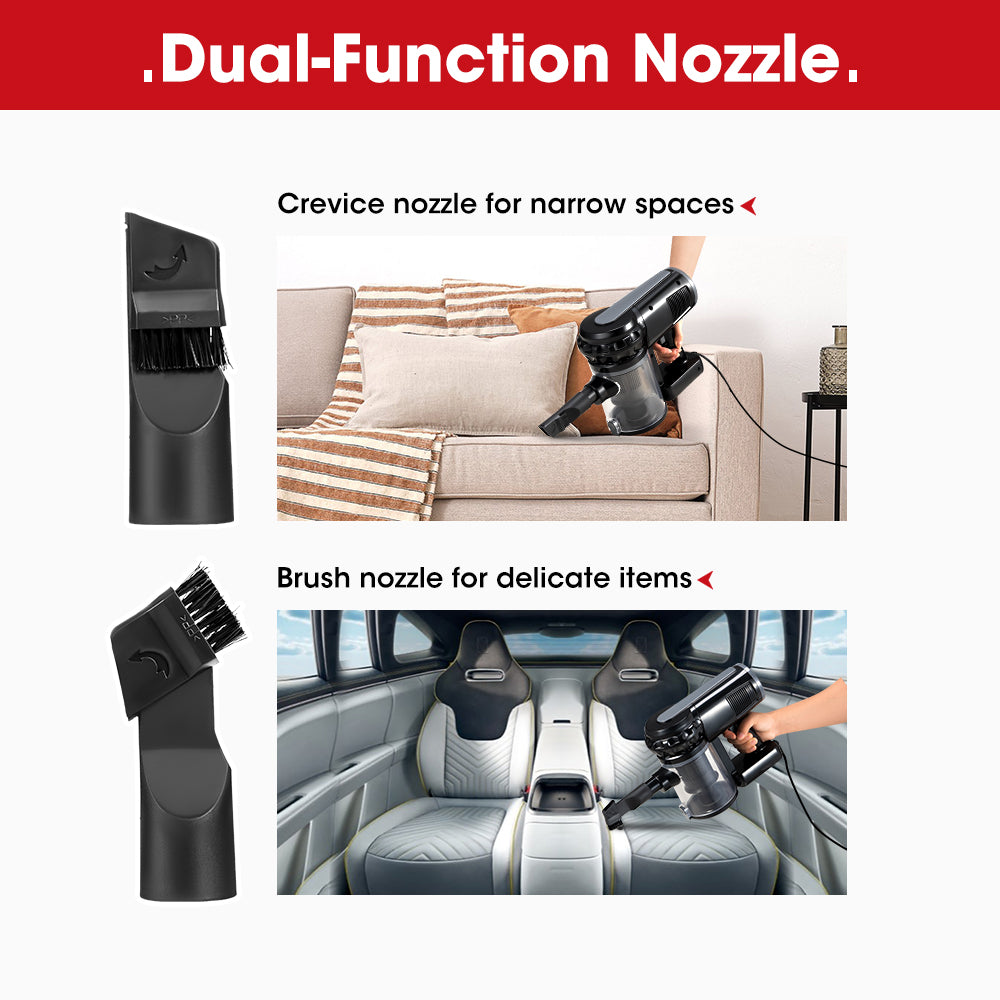 VOR Handheld Vacuum Cleaner Stick Handstick Vac Bagless Corded 600W 15Kpa - Sunyee