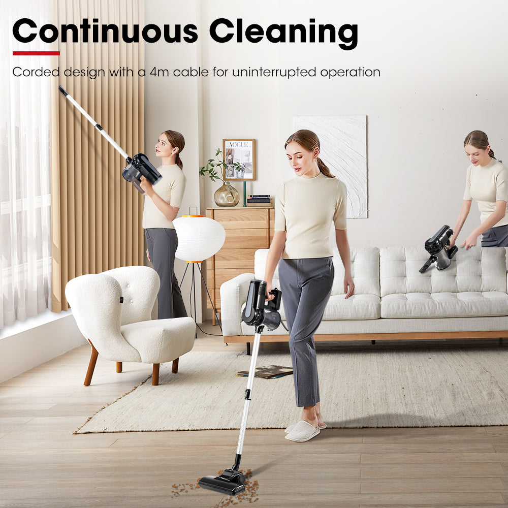 VOR Handheld Vacuum Cleaner Stick Handstick Vac Bagless Corded 600W 15Kpa - Sunyee