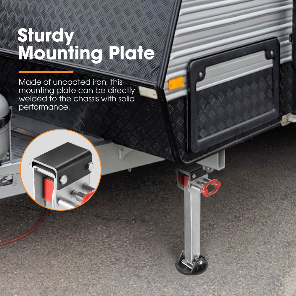2x 430mm Drop Down Corner Steadies Stabilizer Legs Caravan Camper Trailer 1500LBS - Sunyee
