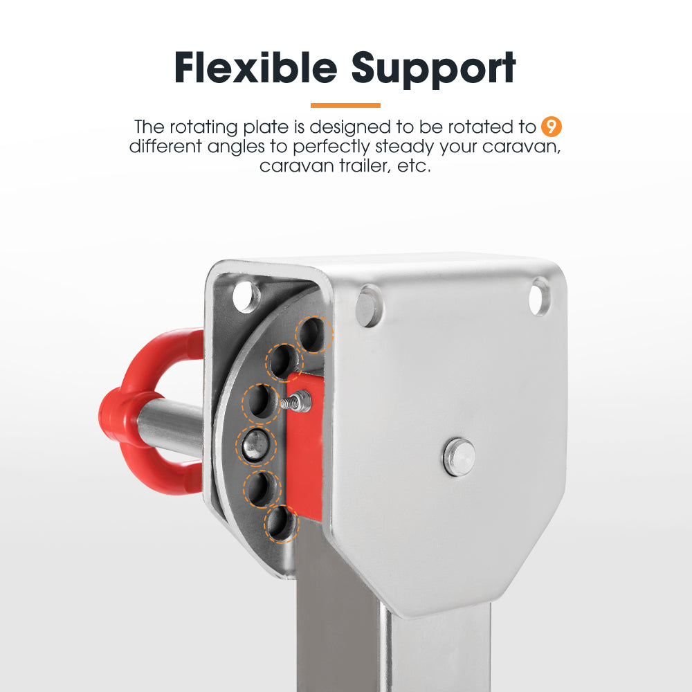 4x 430mm Drop Down Corner Steadies Stabilizer Legs Caravan Camper Trailer - Sunyee